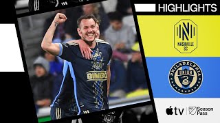 Nashville SC vs Philadelphia Union  Full Match Highlights  April 6 2024 [upl. by Solrak]