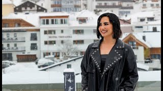 Demi Lovato Sustaining HIGH NOTES for her life despite cold weather Ischgl 2023 [upl. by Noiro726]