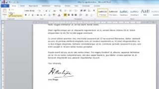 How to Create Digital Signature in Word [upl. by Noerb]