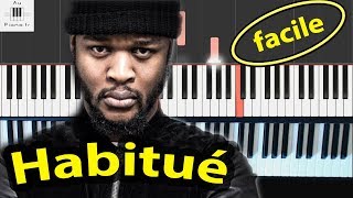 Dosseh  Habitué  Tutorial Piano facile Cover [upl. by Eelaroc451]