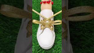 Lace pattern tying method  182 shoes shoelacetiestyle fashion shoelaces nike shoeslacestyles [upl. by Bohner]