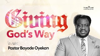 GIVING GODS WAY Rev Bayode Oyekan  October 13th 2024 [upl. by Eelram]