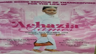 Home going Service Of Thanksgiving for The Life Of Achazia James [upl. by Trula450]