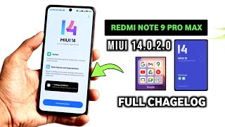 Redmi Note 9 Pro Max MIUI 14020 MIUI 14 Update Full Changelog  Redmi Note 9 Pro New Update [upl. by Aniat]