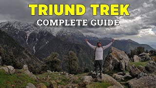 Triund Trek Complete Guide  Triund Trek Vlog  Triund Trek Budget  Mcleodganj Dharamshala [upl. by Shulman]