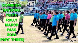 DOMINICA NATIONAL YOUTH MARCH PASS 2024 STADIUM PART 3  Secondary Schools  BrBpTV [upl. by Ertha]