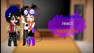 Accelerate AU react to karlnapity  fanfic au  ckarlnapity angst  mcytdsmp [upl. by Salbu]