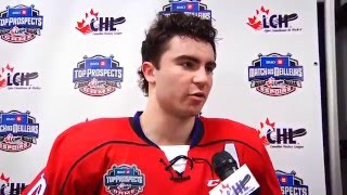 WHL Prospect Combines Dillon Dube [upl. by Eerrehc640]