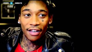 Wiz Khalifa Gets Pissed At Danish Reporter [upl. by Aicirtac]