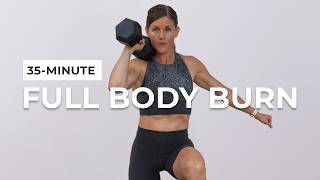 35Minute Full Body Dumbbell Workout Strength Power Abs [upl. by Emili]