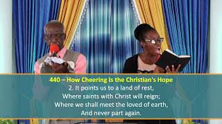 440 SDA Hymnal – How Cheering Is the Christians Hope [upl. by Steffin]