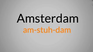 How to pronounce Amsterdam  Amsterdam pronunciation  Amsterdam meaning in Tamil  MrEnglish [upl. by Ardnuek]