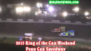 2013 King of the Can Penn Can Speedway Highlights [upl. by Florenza]