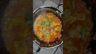 విల్లెజ్ స్టయిల్ చికెన్ కుర trending food shortvideos funny viralvideo chicken village [upl. by Maer]