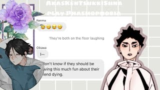 AkasKenTsukkiSuna play Phasmophobia  Haikyuu text skit [upl. by Marceau]