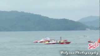 Power Boat Solo lands safe after it flips [upl. by Cumings224]