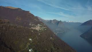 MONTE BRE LUGANO  SWITZERLAND  DJI MINI 2 4K DRONE VIDEO [upl. by Aicul686]