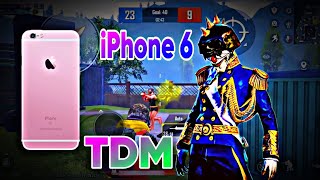 Tdm gameplay on iPhone 6s  Pubg mobile  fast reflexes 1  PUBGM [upl. by Nytsirt]