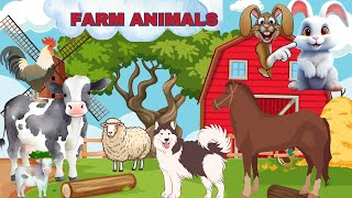 A Journey Through the World of Farm Animals  kids video  interesting video kids videos [upl. by Aicener897]