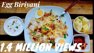 മുട്ട ബിരിയാണി Christmas Special Egg Dum BiriyaniKerala Egg Biriyani  Easy BiriyaniEp244 [upl. by Birck]