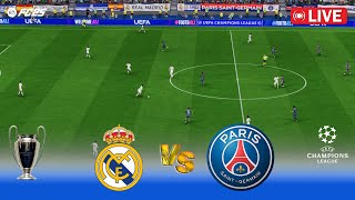 🔴REAL MADRID vs PSG  UEFA Champions League 2425 Final  FC 25 Game Simulation [upl. by Mureil]