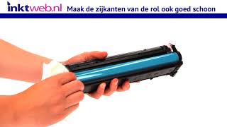 Toner roller schoonmaken [upl. by Yreme]