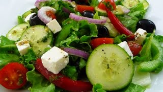 Easy Greek Salad recipe super healthy and delicious how to cook [upl. by Anoiek435]