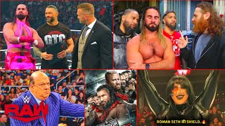 Ye KYa tha 🔥 Roman reigns amp seth OG shield  Survivor series confirm The Rock come highlights [upl. by Tonl241]