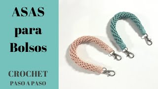 Asas Correas Cordones crochet para bolsos collares y mucho más [upl. by Nosle]