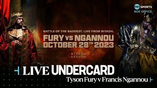 LIVE 🥊 Undercard Tyson Fury v Francis Ngannou [upl. by Kyd]