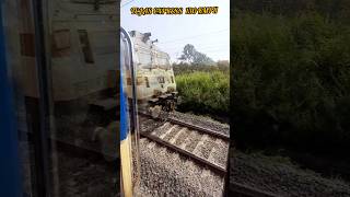 Tejas Express gone 130kmph Crossing train indianrailways [upl. by Groos]