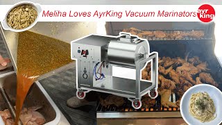 Meliha shares her passion for pasta and our AyrKing Vacuum Marinators [upl. by Buatti108]