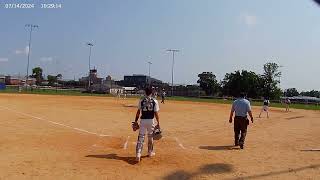 71424 Pennsauken Indians vs Center Court Baseball [upl. by Nazler]