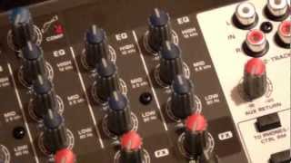 Обзор микшерного пульта Behringer Xenyx Q802Usb [upl. by Einaeg]