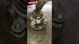 KUN26 Front bearing replacement with abs ringtoyota youtubeshorts automobile 🛠️🔩 [upl. by Ayaros]