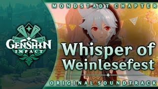 Whisper of Weinlesefest  Genshin Impact Original Soundtrack Mondstadt Chapter [upl. by Hogarth]