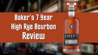 Bakers 7 Year High Rye Bourbon Whiskey Review [upl. by Cestar]