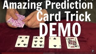 Amazing Prediction Card Trick  Easy Great Card Tricks Revealed [upl. by Inhoj446]