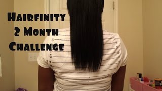 2 Month Hairfinity Challenge  August amp September 2014 [upl. by Atnahsa]