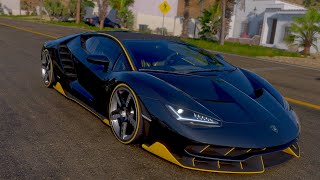 Lamborghini Centenario  Forza Horizon 5  Steering Wheel Gameplay [upl. by Irtimed28]