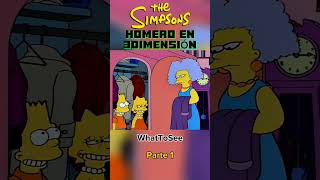 Homero En 3Dimensión Los Simpsons  Parte 1 [upl. by Carly]