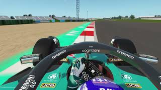 The best Magny Cours Mod for Assetto Corsa  Fernando Alonso onboard in the Aston Martin AMR23 [upl. by Broeder]