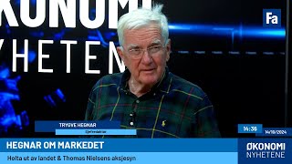 Hegnar om markedet Kjetil Holtas flytting og analytikere som eier aksjer [upl. by Anivad]