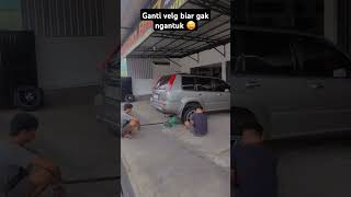 Nissan Xtrail modifikasi velg r18 RPF automobile nissanxtrail nissanxtrailindonesia shortsvideo [upl. by Wixted]