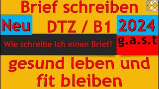 DTZ B1  Brief schreiben  Tipps geben  gesund leben bleiben dtz dtzb1 briefschreiben deutschb1 [upl. by Romo]