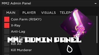 mm2 Admin Panel script mm2 roblox hydrogen [upl. by Rasure]