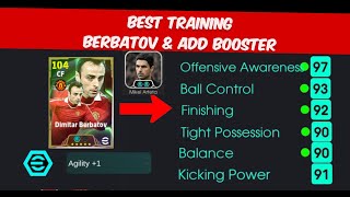 BEST TRAINING BERBATOV DOUBLE BOOSTER EFOOTBALL 2025 🔥 RACIKAN DIMITAR BERBATOV EFOOTBALL 2025 ⚽🎯 [upl. by Ede]