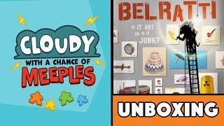 Belratti Unboxing  Cloudy with a Chance of Meeples [upl. by Neellek]