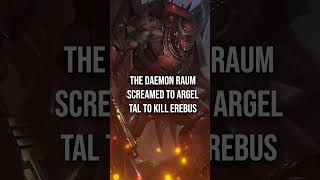 Erebus betrays Argel Tal warhammer40k theamberking warhammer [upl. by Sirromaj]