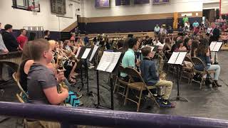 Middle school band performs Handclap [upl. by Haron]